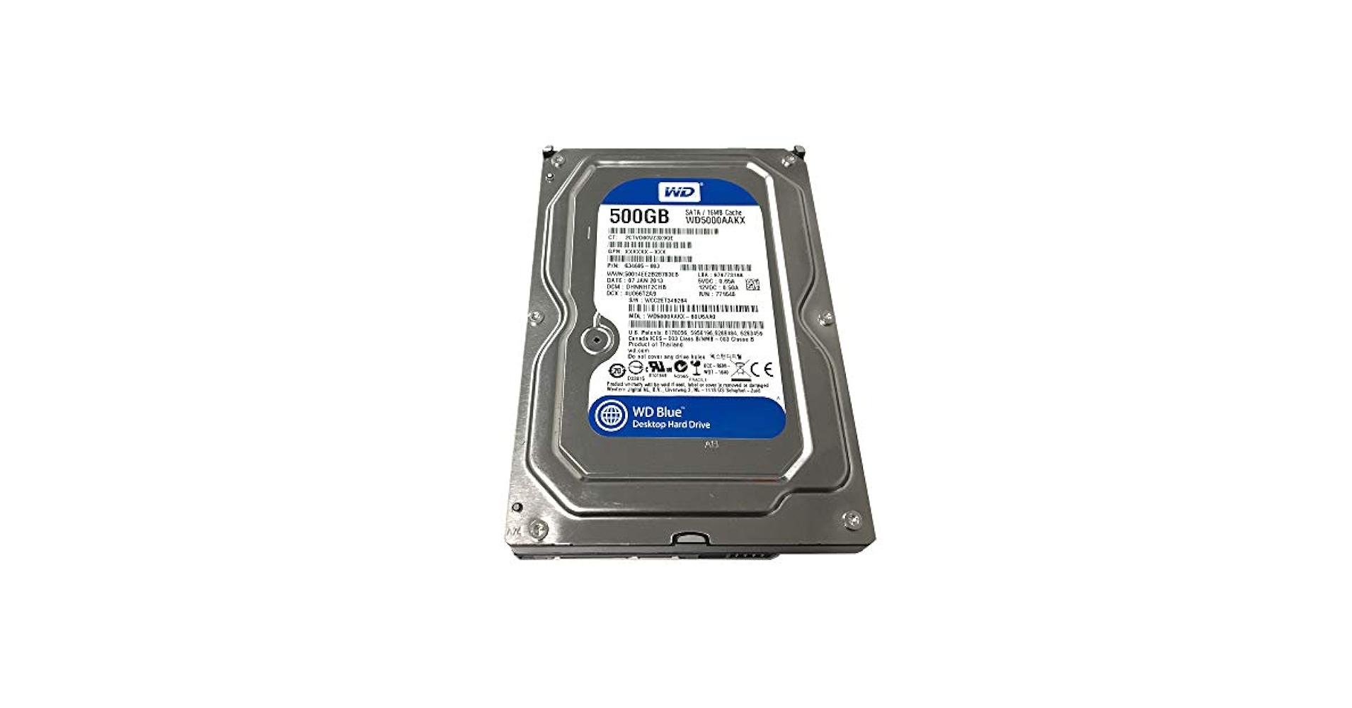 PCパーツ WESTERNDIGITAL WD5000AAKX Amazon.com: Western Digital WD5000AAKX 500GB SATA Hard
